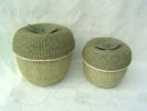 Storage Baskets Weaving By Sisal
